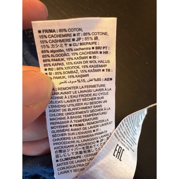 Banana Republic Premium Cotton Cashmere XL Pullover Sweater Mens Winter - Picture 3 of 4